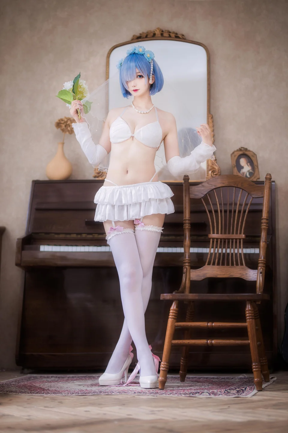 封疆疆v - 蕾姆 花嫁 [26P-118MB] tg@simisebaisi 【丝足阁】016.webp